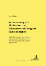 Cover-Bild Verbesserung der Motivation und Wissensvermittlung zur Selbständigkeit