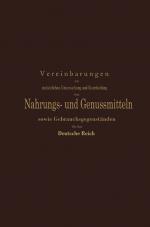 Cover-Bild Vereinbarungen zur einheitlichen Untersuchung und Beurtheilung von Nahrungs- und Genussmitteln sowie Gebrauchsgegenständen für das Deutsche Reich