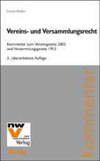 Cover-Bild Vereins- und Versammlungsrecht