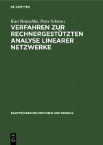 Cover-Bild Verfahren zur rechnergestützten Analyse linearer Netzwerke