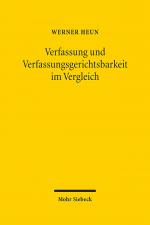 Cover-Bild Verfassung und Verfassungsgerichtsbarkeit im Vergleich