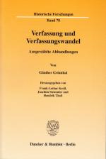 Cover-Bild Verfassung und Verfassungswandel.