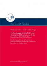 Cover-Bild Verfassungsgerichtsbarkeit in der Russischen Föderation und in der Bundesrepublik Deutschland