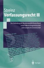 Cover-Bild Verfassungsrecht III