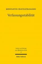 Cover-Bild Verfassungsstabilität