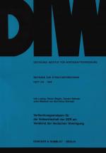 Cover-Bild Verflechtungsanalysen für die Volkswirtschaft der DDR am Vorabend der deutschen Vereinigung.