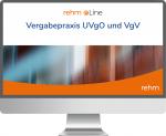Cover-Bild Vergabepraxis UVgO und VgV online