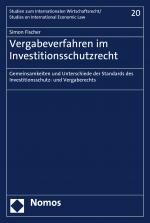 Cover-Bild Vergabeverfahren im Investitionsschutzrecht