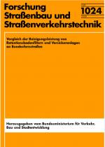 Cover-Bild Vergleich der Reinigungsleistung von Retentionsbodenfiltern und Versickeranlagen an Bundesfernstraßen