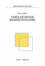 Cover-Bild Vergleichende Regierungslehre