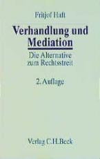 Cover-Bild Verhandlung und Mediation