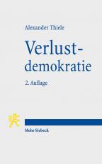 Cover-Bild Verlustdemokratie