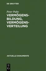 Cover-Bild Vermögensbildung, Vermögensverteilung