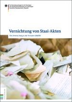 Cover-Bild Vernichtung von Stasi-Akten