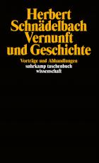 Cover-Bild Vernunft und Geschichte