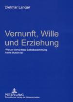 Cover-Bild Vernunft, Wille und Erziehung