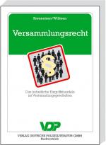 Cover-Bild Versammlungsrecht