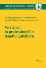 Cover-Bild Verstehen in professionellen Handlungsfeldern