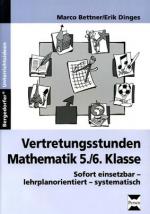 Cover-Bild Vertretungsstunden Mathematik 5./6. Klasse