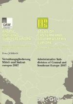 Cover-Bild Verwaltungsgliederung Mittel- und Südosteuropas 2007 Administrative Subdivision of Central and Southeast Europe 2007