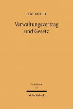 Cover-Bild Verwaltungsvertrag und Gesetz