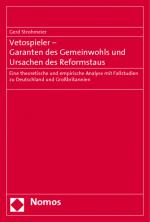 Cover-Bild Vetospieler - Garanten des Gemeinwohls und Ursachen des Reformstaus