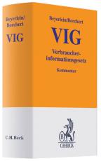 Cover-Bild VIG Verbraucherinformationsgesetz