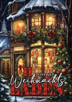 Cover-Bild Vintage Weihnachtsladen Malbuch für Erwachsene 2