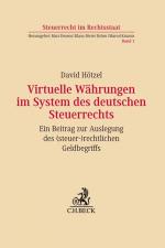Cover-Bild Virtuelle Währungen im System des deutschen Steuerrechts