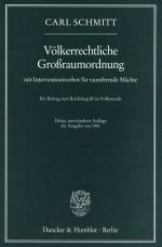 Cover-Bild Völkerrechtliche Großraumordnung