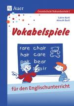 Cover-Bild Vokabelspiele für den Englischunterricht in der Grund- und Hauptschule
