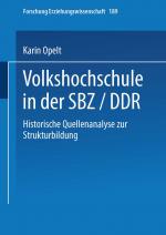 Cover-Bild Volkshochschule in der SBZ/DDR