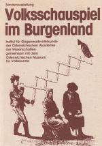 Cover-Bild Volksschauspiel im Burgenland