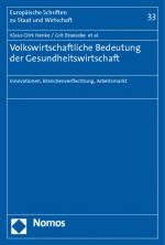 Cover-Bild Volkswirtschaftliche Bedeutung der Gesundheitswirtschaft