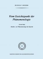 Cover-Bild Vom Gesichtspunkt der Phänomenologie