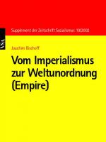 Cover-Bild Vom Imperialismus zur Weltunordnung (Empire)