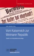 Cover-Bild Vom Kaiserreich zur Weimarer Republik