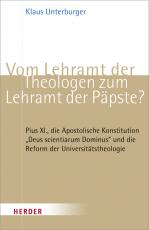 Cover-Bild Vom Lehramt der Theologen zum Lehramt der Päpste?