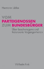 Cover-Bild Vom Parteigenossen zum Bundesbürger