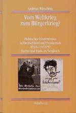 Cover-Bild Vom Weltkrieg zum Bürgerkrieg?