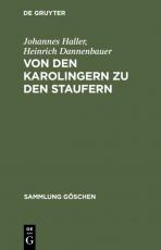 Cover-Bild Von den Karolingern zu den Staufern