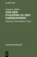 Cover-Bild Von den Staufern zu den Habsburgern