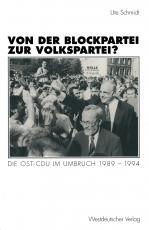 Cover-Bild Von der Blockpartei zur Volkspartei?
