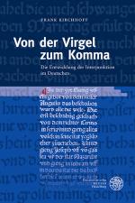 Cover-Bild Von der Virgel zum Komma