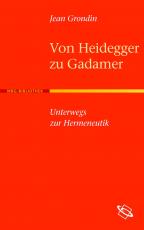 Cover-Bild Von Heidegger zu Gadamer