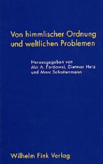 Cover-Bild Von himmlischer Ordnung und weltlichen Problemen