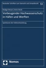 Cover-Bild Vorbeugender Hochwasserschutz in Häfen und Werften