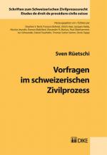 Cover-Bild Vorfragen im schweizerischen Zivilprozess