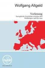 Cover-Bild Vorlesung Europäische Geschichte zwischen den Weltkriegen 1918 bis 1941