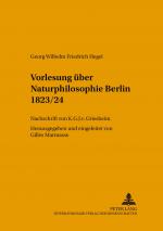 Cover-Bild Vorlesung über Naturphilosophie Berlin 1823/24